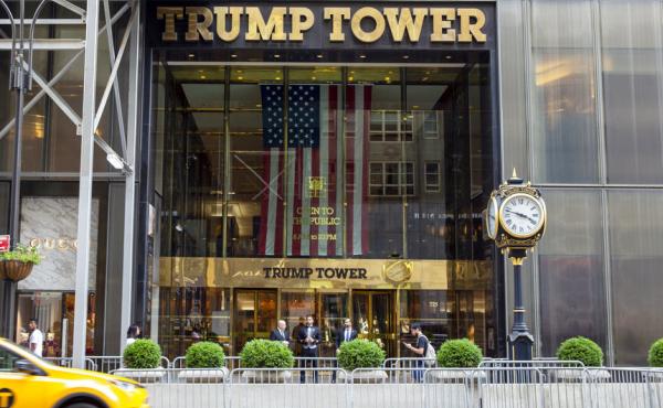 A taxi passes by Trump Tower, the headquarters of the Trump Organization, in New York City in 2021. A taxi passes by Trump Tower, the headquarters of the Trump Organization, in New York City in 2021.