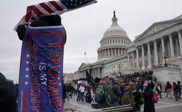 Supporters of President Trump protest outside the U.S. Capitol on Jan. 6, 2021. Supporters of President Trump protest outside the U.S. Capitol on Jan. 6, 2021.