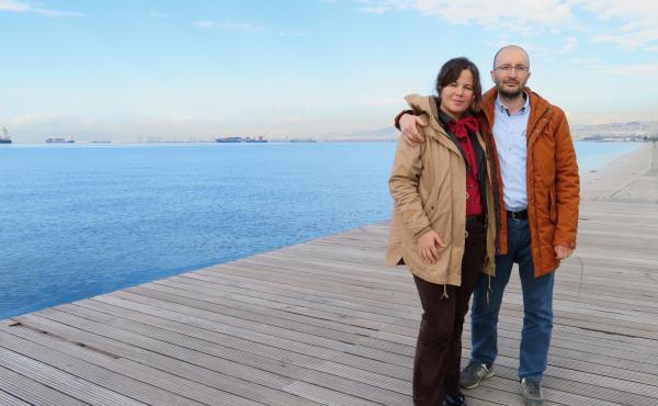 Tuba and Cevheri Guven, both journalists, fled to Thessaloniki after being targeted by their own government. Turkey has imprisoned 262 journalists, making it the world's largest jailer of journalists. "If you write something on Twitter, you can go directl Tuba and Cevheri Guven, both journalists, fled to Thessaloniki after being targeted by their own government. Turkey has imprisoned 262 journalists, making it the world's largest jailer of journalists. "If you write something on Twitter, you can go directl
