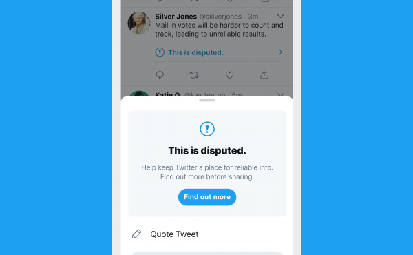 Twitter said extra steps urging people to think before sharing tweets were helping curb the spread of false claims about the election. Twitter said extra steps urging people to think before sharing tweets were helping curb the spread of false claims about the election.