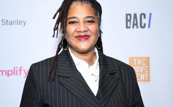 Lynn Nottage photographed at A Broadway Celebration at the Times Square EDITION, in December 2021. Lynn Nottage photographed at A Broadway Celebration at the Times Square EDITION, in December 2021.