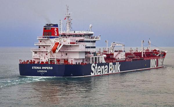 Iranian officials are defending the seizure of British-flagged tanker Stena Impero in the Strait of Hormuz near Iran's coast on Friday. Iranian officials are defending the seizure of British-flagged tanker Stena Impero in the Strait of Hormuz near Iran's coast on Friday.