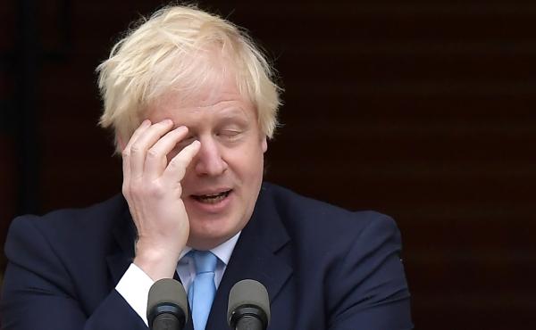 British Prime Minister Boris Johnson, seen at a joint news conference Monday with Irish Taoiseach Leo Varadkar in Dublin. Johnson has suffered a rough couple of weeks, as lawmakers scuttled first his attempt to maintain a hard Brexit deadline — then, hi British Prime Minister Boris Johnson, seen at a joint news conference Monday with Irish Taoiseach Leo Varadkar in Dublin. Johnson has suffered a rough couple of weeks, as lawmakers scuttled first his attempt to maintain a hard Brexit deadline — then, hi