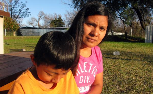 The government last year denied the asylum request of Hilda Ramirez and her son, Ivan. They recently were taken in by St. Andrew's Presbyterian Church in Austin, Texas. The government last year denied the asylum request of Hilda Ramirez and her son, Ivan. They recently were taken in by St. Andrew's Presbyterian Church in Austin, Texas.