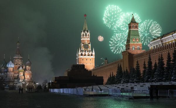 Fireworks explode over the Kremlin and Red Square during New Year's celebrations on Jan. 1 in Moscow. The U.S. government says a widespread computer incursion into U.S. government and private computer networks was likely carried out by Russia. Fireworks explode over the Kremlin and Red Square during New Year's celebrations on Jan. 1 in Moscow. The U.S. government says a widespread computer incursion into U.S. government and private computer networks was likely carried out by Russia.