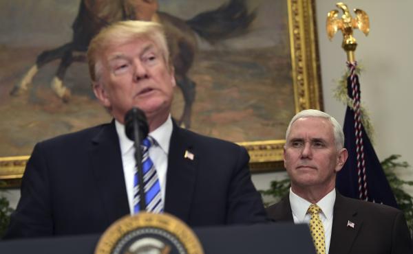 Vice President Pence listens as President Trump speaks at the Thursday event at which Trump signed the orders on steel imports and the other on aluminum imports. Vice President Pence listens as President Trump speaks at the Thursday event at which Trump signed the orders on steel imports and the other on aluminum imports.