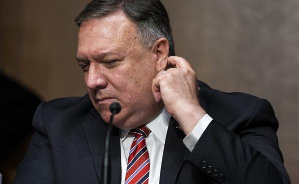 Secretary of State Mike Pompeo testifies before a Senate Foreign Relations Committee hearing in July. The State Department has lifted its global health advisory warning against international travel. Secretary of State Mike Pompeo testifies before a Senate Foreign Relations Committee hearing in July. The State Department has lifted its global health advisory warning against international travel.