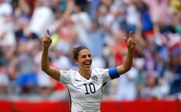 To the delight of American fans, Carli Lloyd of the United States scored a hat trick in the first 15 minutes of the FIFA Women's World Cup Final against Japan on Sunday. To the delight of American fans, Carli Lloyd of the United States scored a hat trick in the first 15 minutes of the FIFA Women's World Cup Final against Japan on Sunday.
