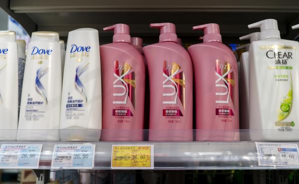 Unilever products on display at a grocery in Beijing. Unilever products on display at a grocery in Beijing.