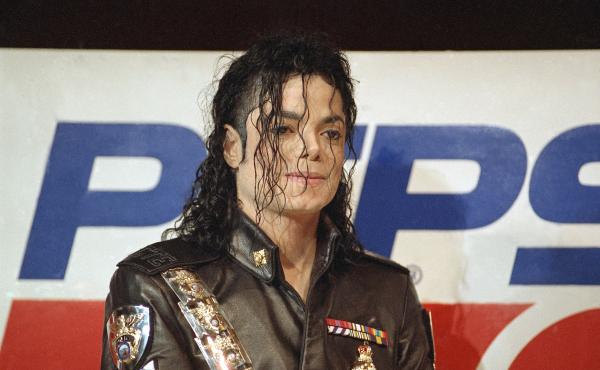 Michael Jackson appears at a news conference in New York in 1992, where it was announced that a marketing agreement had been struck between Jackson and Pepsi-Cola International. Michael Jackson appears at a news conference in New York in 1992, where it was announced that a marketing agreement had been struck between Jackson and Pepsi-Cola International.