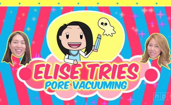 Elise Tries pore vacuuming in South Korea. Elise Tries pore vacuuming in South Korea.