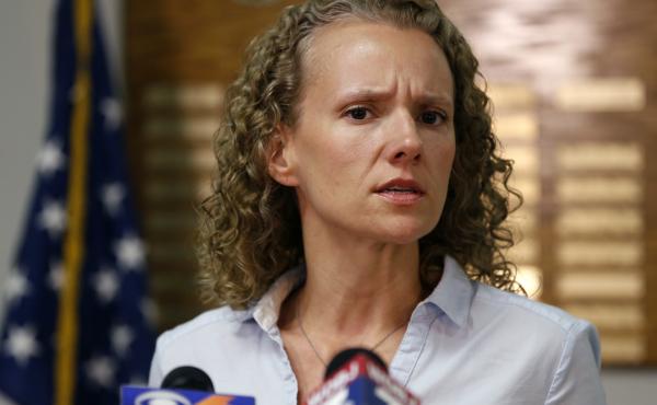 Virginia Department of Corrections spokeswoman Lisa Kinney, seen here in 2017, said the new policy banning visitors from wearing tampons is intended to prevent drug smuggling. Virginia Department of Corrections spokeswoman Lisa Kinney, seen here in 2017, said the new policy banning visitors from wearing tampons is intended to prevent drug smuggling.