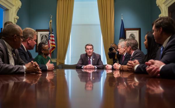 Virginia Gov. Ralph Northam met with legislators last week to discuss next steps in the budget. He wants Medicaid expansion to be a priority. Virginia Gov. Ralph Northam met with legislators last week to discuss next steps in the budget. He wants Medicaid expansion to be a priority.