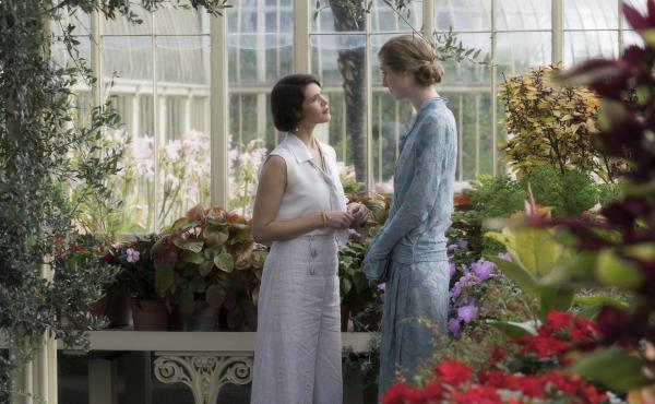 Gemma Arterton (left) and Elizabeth Debicki (right) star as socialite Vita Sackville-West and novelist Virginia Woolf in this true story about the love affair behind one of Woolf's greatest works. Gemma Arterton (left) and Elizabeth Debicki (right) star as socialite Vita Sackville-West and novelist Virginia Woolf in this true story about the love affair behind one of Woolf's greatest works.