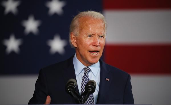 Former Vice President Joe Biden, seen here during a July campaign event in Dunmore, Pa., told reporters that it would be up to the attorney general to decide whether to pursue criminal charges against President Trump once he leaves office. Former Vice President Joe Biden, seen here during a July campaign event in Dunmore, Pa., told reporters that it would be up to the attorney general to decide whether to pursue criminal charges against President Trump once he leaves office.