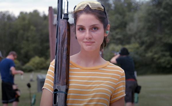 Ashley Courneya was on her high school trap shooting team in Rochester, Minn., with her dad as the coach, before she graduated in June 2018. Ashley Courneya was on her high school trap shooting team in Rochester, Minn., with her dad as the coach, before she graduated in June 2018.