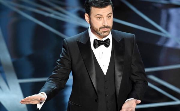 Host Jimmy Kimmel during his opening monologue at the 89th Annual Academy Awards. Host Jimmy Kimmel during his opening monologue at the 89th Annual Academy Awards.