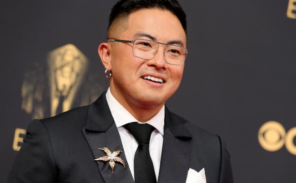 Bowen Yang attends the 73rd Primetime Emmy Awards at L.A. LIVE on Sept. 19 in Los Angeles. Bowen Yang attends the 73rd Primetime Emmy Awards at L.A. LIVE on Sept. 19 in Los Angeles.