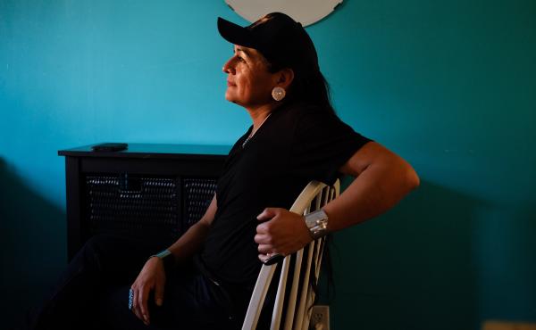 "In the Navajo culture, it's a matriarchal society. And with the matriarch, which is my grandmother, once she passes, the next holder is a two-spirit individual; it's usually a male/female, an individual like me," says Travis Goldtooth, who is part of the "In the Navajo culture, it's a matriarchal society. And with the matriarch, which is my grandmother, once she passes, the next holder is a two-spirit individual; it's usually a male/female, an individual like me," says Travis Goldtooth, who is part of the