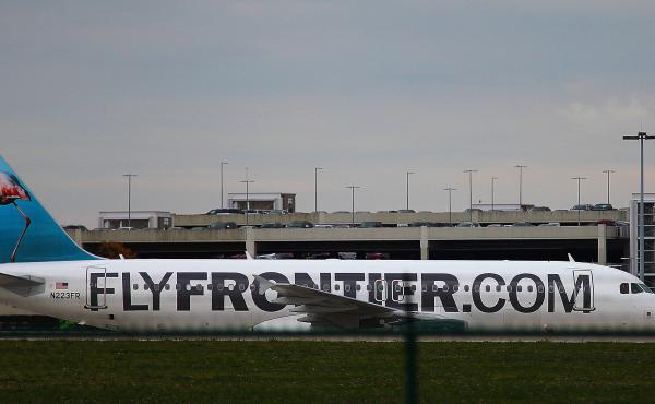 A Frontier Airlines plane at Cleveland Hopkins International Airport in 2014. On Tuesday, passengers were delayed in Tampa after six passengers on a Frontier flight out of Cleveland became sick. A Frontier Airlines plane at Cleveland Hopkins International Airport in 2014. On Tuesday, passengers were delayed in Tampa after six passengers on a Frontier flight out of Cleveland became sick.