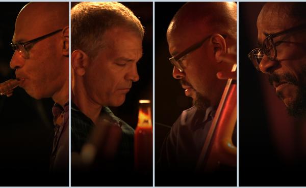 Joshua Redman, Brad Mehldau, Christian McBride and Brian Blade. Joshua Redman, Brad Mehldau, Christian McBride and Brian Blade.