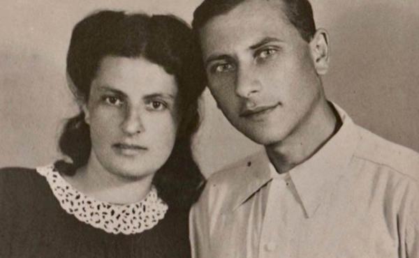 Pauline and Judel Schuster on their wedding day in Stalingrad in April 1945. Judel died in 1997; Pauline died in 2011. Pauline and Judel Schuster on their wedding day in Stalingrad in April 1945. Judel died in 1997; Pauline died in 2011.