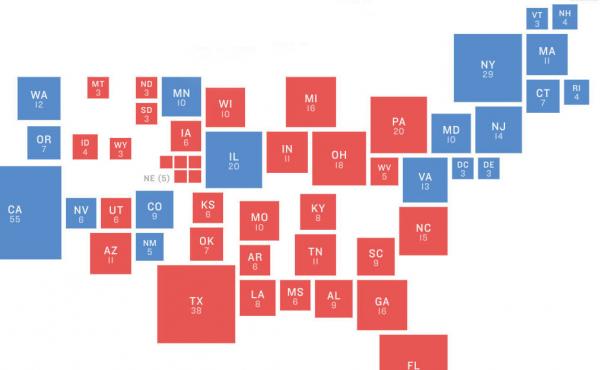 The electoral map In 2016. President Trump upended it, and the 2018 midterms show where it may be reverting to prior trends heading into 2020. The electoral map In 2016. President Trump upended it, and the 2018 midterms show where it may be reverting to prior trends heading into 2020.