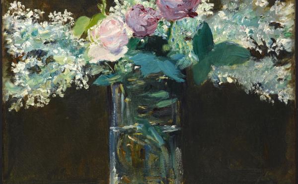 Vase of White Lilacs and Roses, 1883 Vase of White Lilacs and Roses, 1883