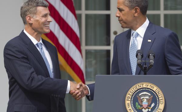 Alan Krueger on the day he was nominated by President Obama as Chairman of the White House Council of Economic Advisers. Alan Krueger on the day he was nominated by President Obama as Chairman of the White House Council of Economic Advisers.