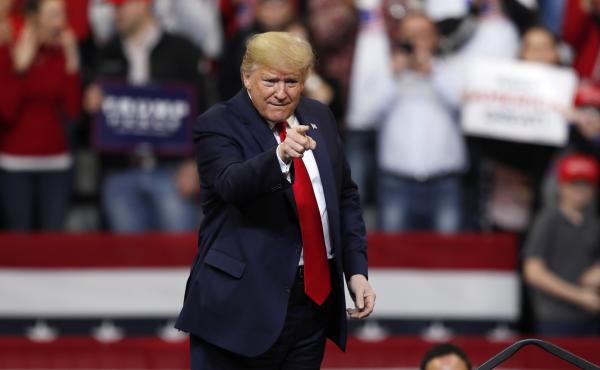 President Trump arrives at a campaign rally at Drake University in Des Moines, Iowa, last week. President Trump arrives at a campaign rally at Drake University in Des Moines, Iowa, last week.