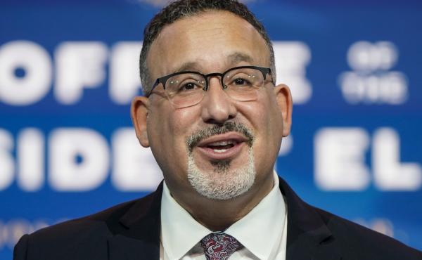 "Borrowers who devote a decade of their lives to public service should be able to rely on the promise of Public Service Loan Forgiveness," U.S. Education Secretary Miguel Cardona said on Wednesday. "Borrowers who devote a decade of their lives to public service should be able to rely on the promise of Public Service Loan Forgiveness," U.S. Education Secretary Miguel Cardona said on Wednesday.