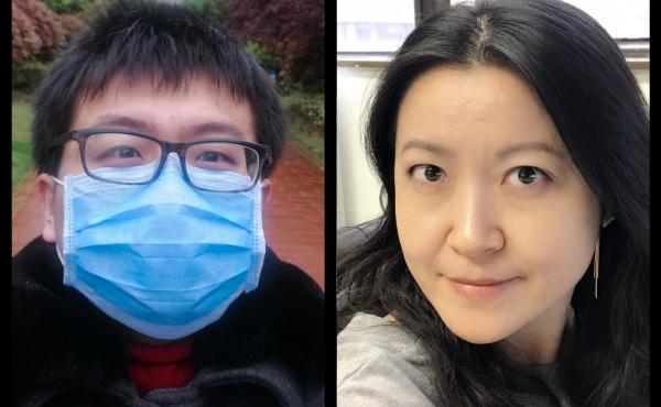 Left: Xi Lu had traveled to Wuhan in January to spend the Lunar New Year with his parents, having not been with his them for the holiday in over seven years. Lin Yang, an epidemiologist at Hong Kong Polytechnic University also traveled to Wuhan to visit h Left: Xi Lu had traveled to Wuhan in January to spend the Lunar New Year with his parents, having not been with his them for the holiday in over seven years. Lin Yang, an epidemiologist at Hong Kong Polytechnic University also traveled to Wuhan to visit h