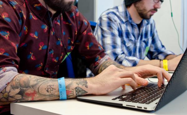 More than 550 people churned out 78 apps in one day as part of Fashion Week's "hackathon." More than 550 people churned out 78 apps in one day as part of Fashion Week's "hackathon."
