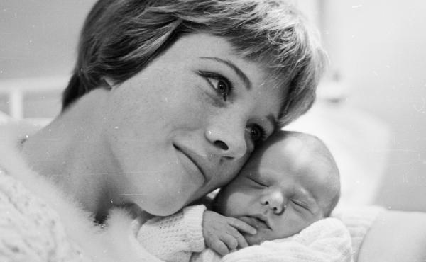 Julie Andrews poses with baby Emma in November 1962. Andrews began filming Mary Poppins a few months after Emma's birth. Julie Andrews poses with baby Emma in November 1962. Andrews began filming Mary Poppins a few months after Emma's birth.