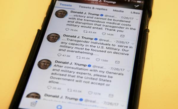 In the May 23 ruling, U.S. District Judge Naomi Reice Buchwald said that the president's account is a "public forum" and that blocking users is a violation of the First Amendment's free speech guarantee. In the May 23 ruling, U.S. District Judge Naomi Reice Buchwald said that the president's account is a "public forum" and that blocking users is a violation of the First Amendment's free speech guarantee.