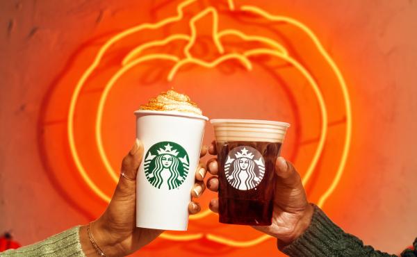Starbucks beat its own record this year, rolling out the pumpkin spice latte a full 24 hours earlier than it did last year. Still, it lags behind the Aug. 18 Dunkin's rollout of a similar beverage. Starbucks beat its own record this year, rolling out the pumpkin spice latte a full 24 hours earlier than it did last year. Still, it lags behind the Aug. 18 Dunkin's rollout of a similar beverage.