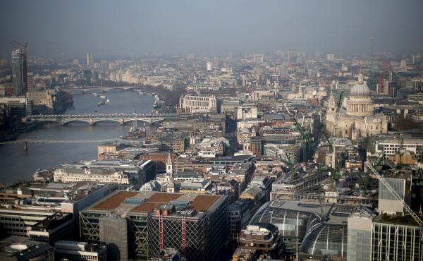 The view west from London's newest skyscraper looks over the River Thames and St. Paul's Cathedral. Russians have flocked to the English property and banking sectors as the economy crumbles back home. The view west from London's newest skyscraper looks over the River Thames and St. Paul's Cathedral. Russians have flocked to the English property and banking sectors as the economy crumbles back home.