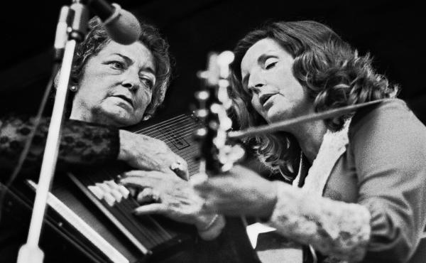 "Mother" Maybelle Carter (left) performs with her daughter Helen in 1977 at the A.P. Carter Memorial Festival in Virginia. "Mother" Maybelle Carter (left) performs with her daughter Helen in 1977 at the A.P. Carter Memorial Festival in Virginia.
