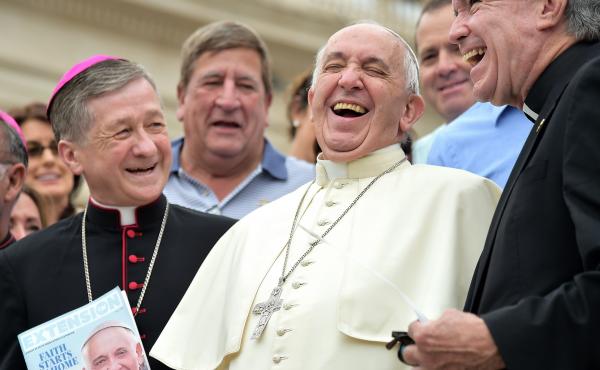 Among bishops and priests, Pope Francis is in familiar — and lighthearted — territory. But among non-Catholics in the U.S., the pope's comments have also generated significant enthusiasm. Among bishops and priests, Pope Francis is in familiar — and lighthearted — territory. But among non-Catholics in the U.S., the pope's comments have also generated significant enthusiasm.