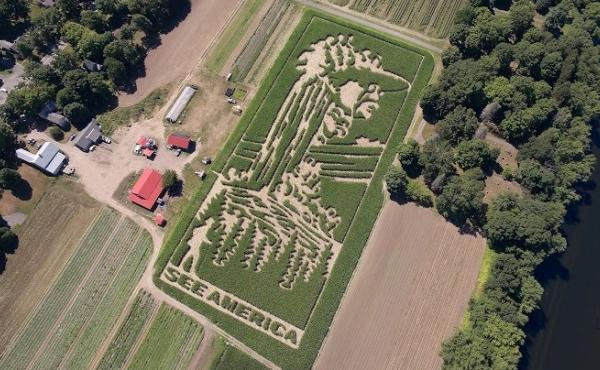 The theme of Mike's Maze this year is "See America," which commemorates the 100th anniversary of the National Park Service. The theme of Mike's Maze this year is "See America," which commemorates the 100th anniversary of the National Park Service.