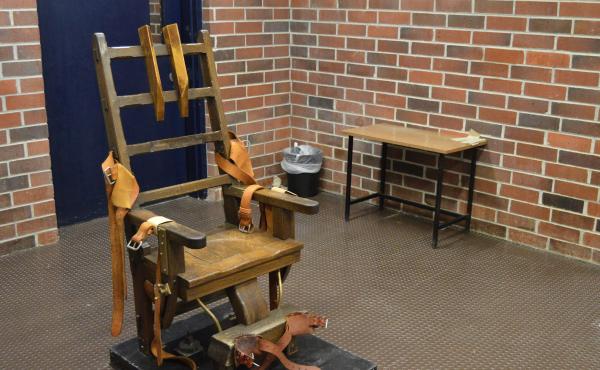 South Carolina Gov. Henry McMaster has signed into law a bill that forces death row inmates to choose between the electric chair or a firing squad if lethal injection drugs aren't available. The state's electric chair is seen here in Columbia, S.C. South Carolina Gov. Henry McMaster has signed into law a bill that forces death row inmates to choose between the electric chair or a firing squad if lethal injection drugs aren't available. The state's electric chair is seen here in Columbia, S.C.