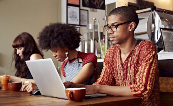 As the gig economy grows, more people are seeking temporary work spaces, and restaurants and coffee shops are seeking to cater to this need, using tech apps to help them. As the gig economy grows, more people are seeking temporary work spaces, and restaurants and coffee shops are seeking to cater to this need, using tech apps to help them.