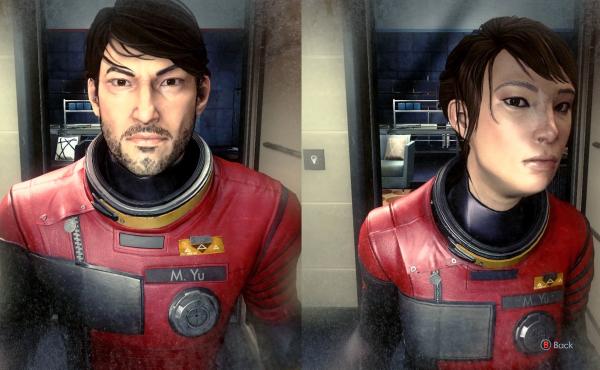 One of Xbox's headlining Asian characters, Morgan Yu from Prey, playable as either a man or a woman. One of Xbox's headlining Asian characters, Morgan Yu from Prey, playable as either a man or a woman.