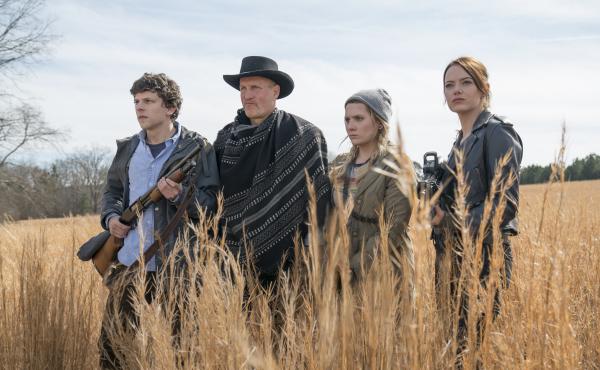 Jesse Eisenberg, Woody Harrelson, Abigail Breslin and Emma Stone reunite for a second dose of celebrity cameos and zombie killing in Zombieland: Double Tap. Jesse Eisenberg, Woody Harrelson, Abigail Breslin and Emma Stone reunite for a second dose of celebrity cameos and zombie killing in Zombieland: Double Tap.