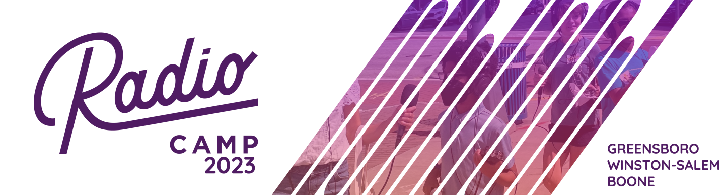 Radio Camp 2023 banner