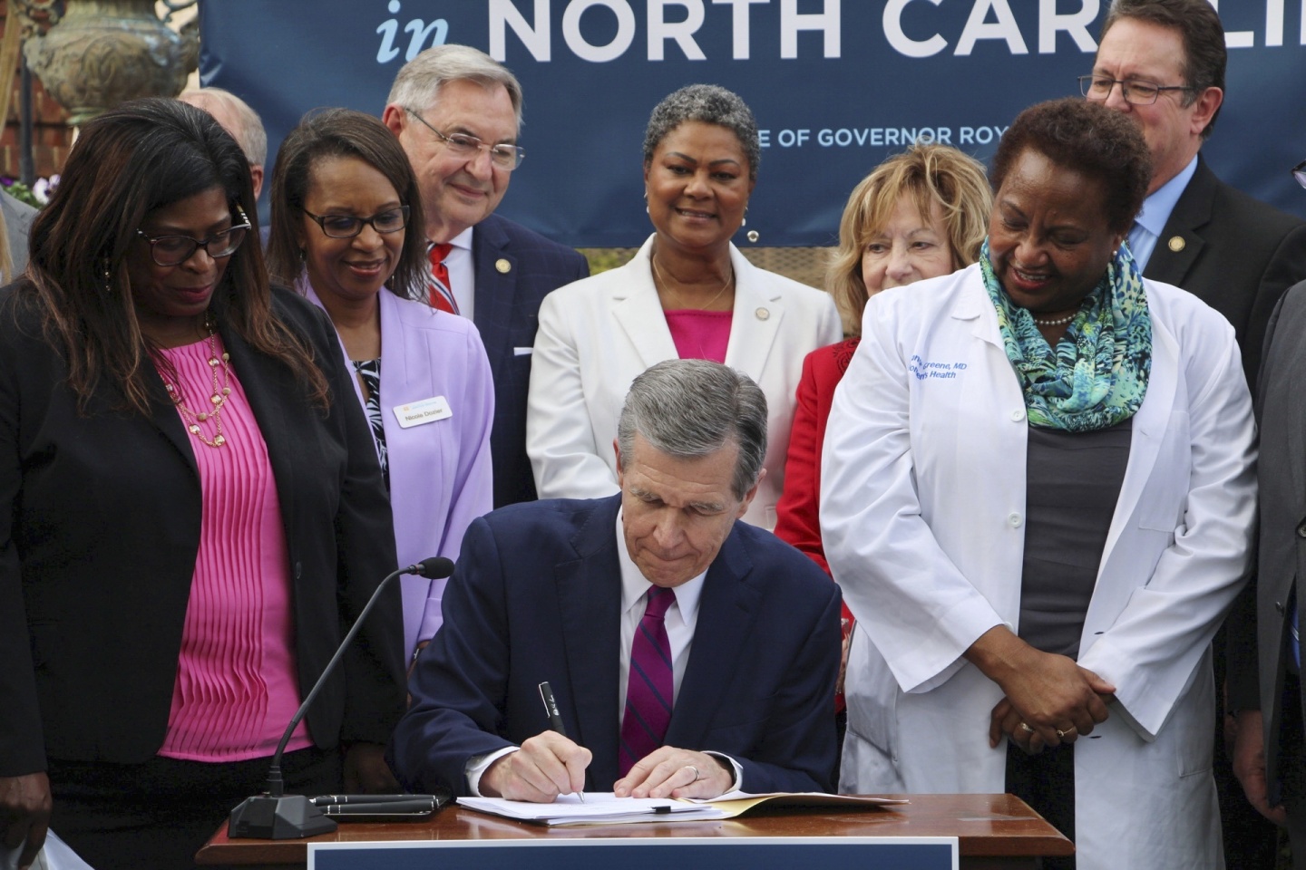 Governor Cooper signs Medicaid expansion