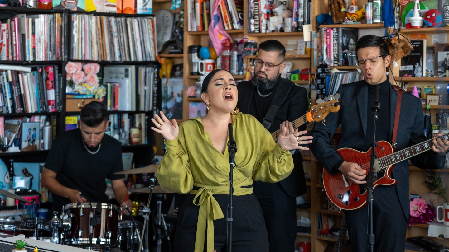 Carla Morrison performs a Tiny Desk concert.